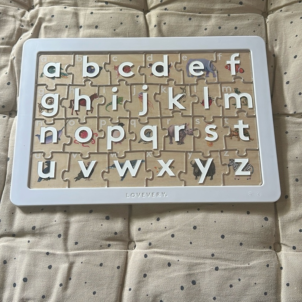 LOVEVERY • Letter Sounds Animal Puzzle